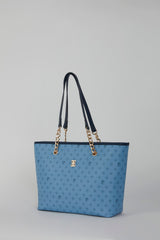 Blue Monogram Women's Shoulder Bag 05PO22Y1546