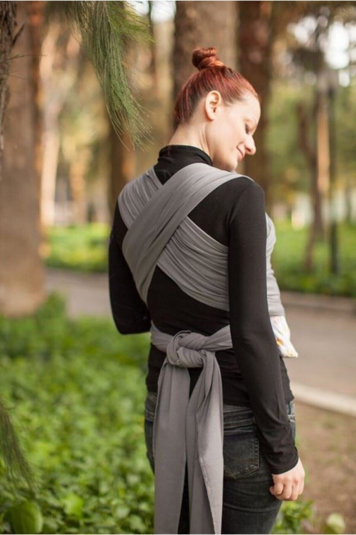 Gray Wrap Sling Kangaroo