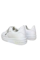 Unisex Girls Boys Velcro Sneakers Sneaker - White
