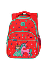 Licensed Coral Ballerina Pattern Primary School Backpack And Lunch Box