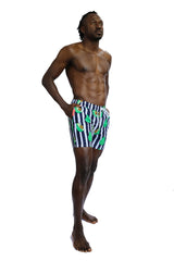 Men's Avocado Patterned Sea Shorts