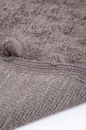 Alya 100% Cotton Bath Mat Anthracite 40x60+60x90 - Swordslife