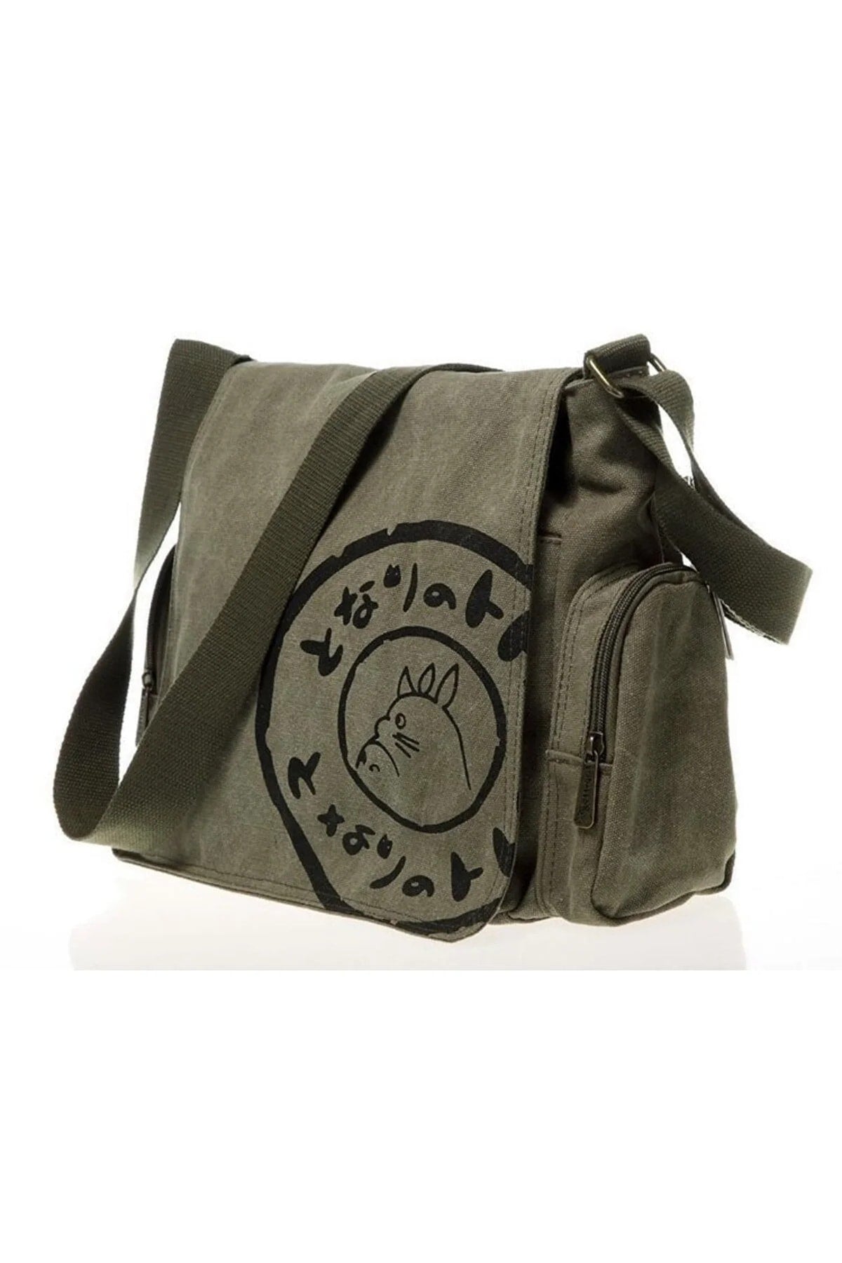 Khaki Totoro Postman Bag