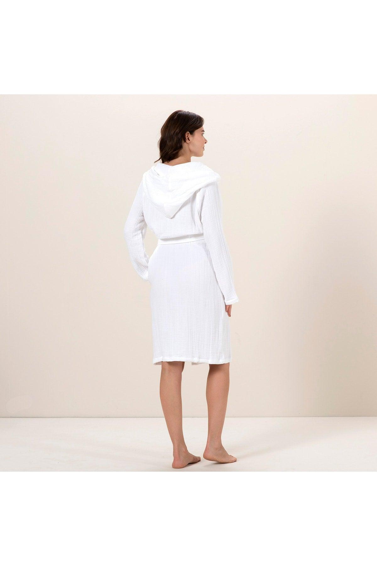 Armin Unisex Bathrobe White - Swordslife