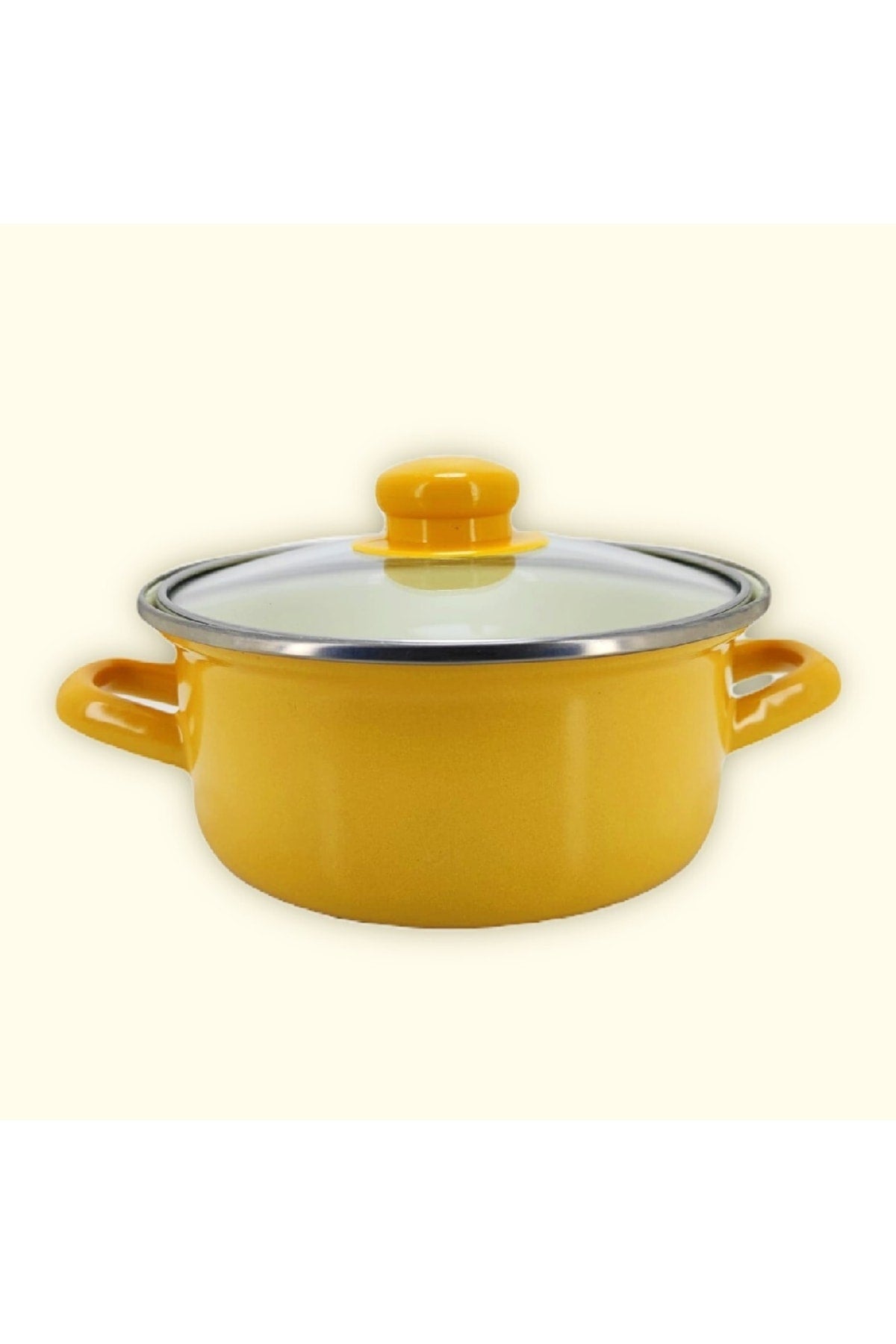 Mini Cookware Set Enamel 6 Pieces Storage Container Set