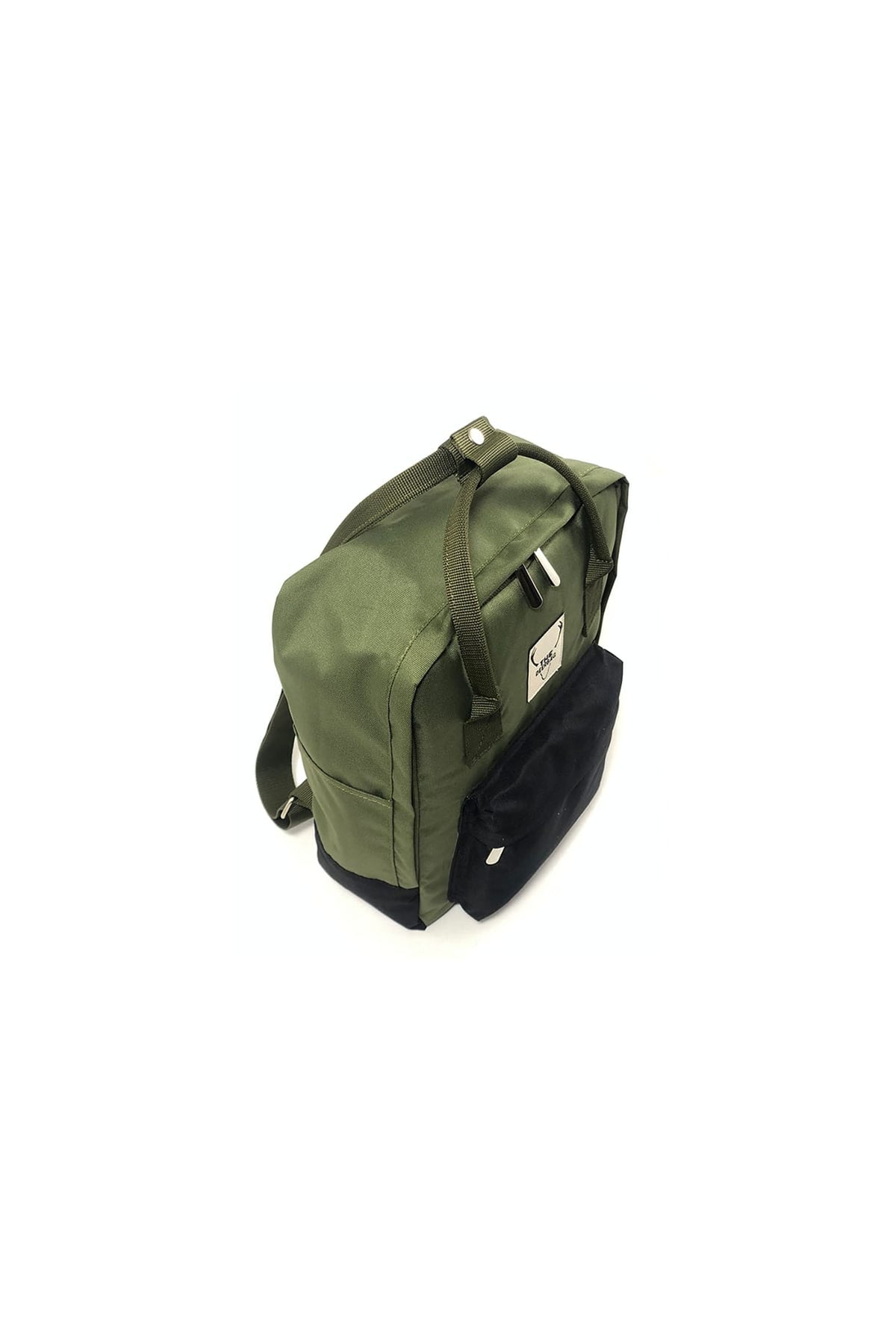 Unisex Waterproof Khaki Black Backpack , Laptop Bag