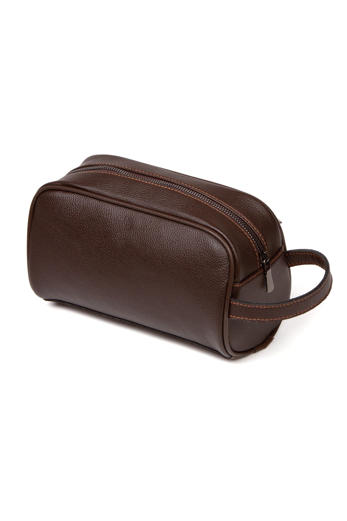 Faux Leather Men Shaving Bag , Daily Cosmetic Bag Shaving