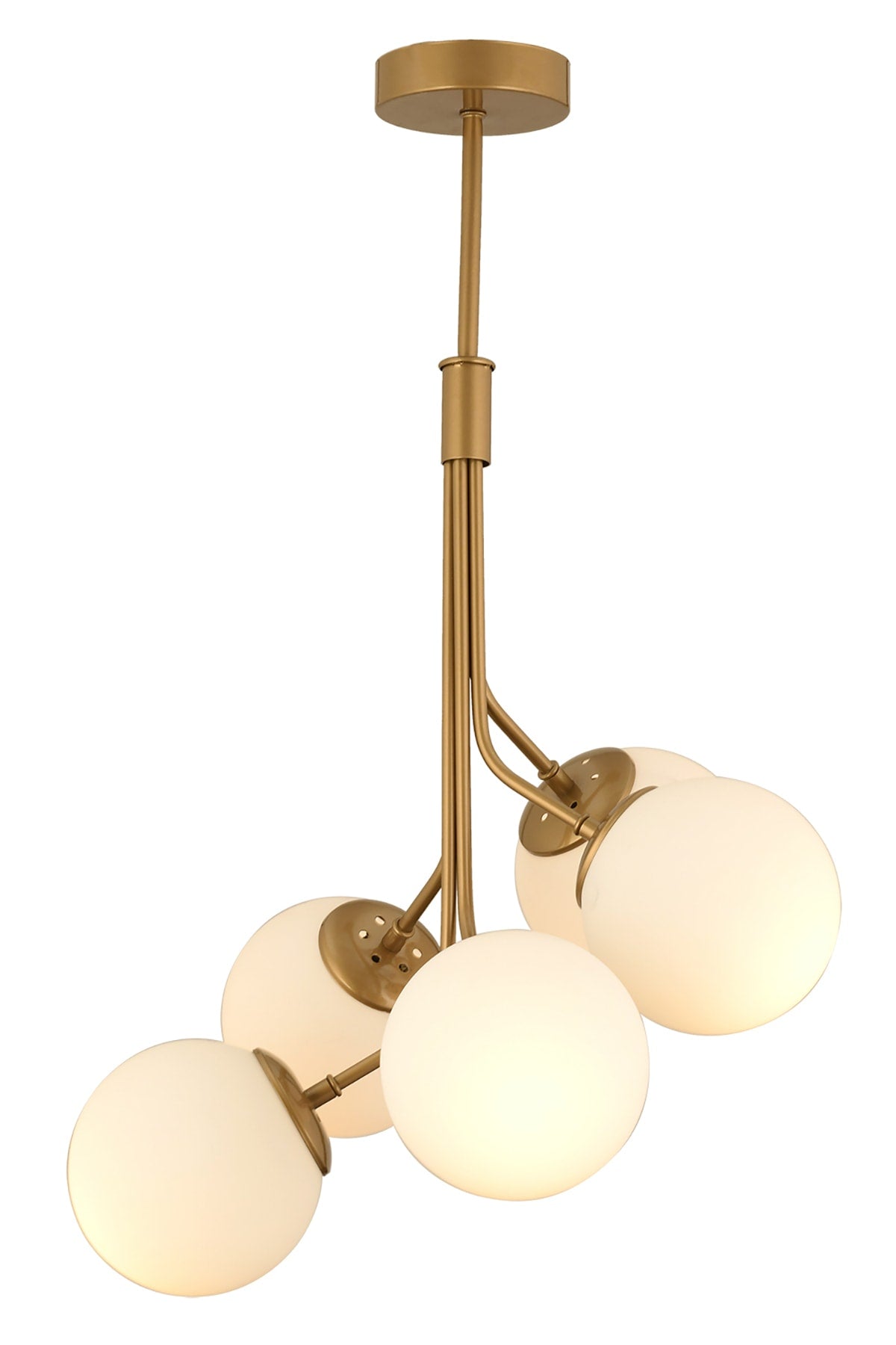 Artel 5-Piece Antique Modern Pendant Lamp, Kitchen Bedroom Living Room Chandelier