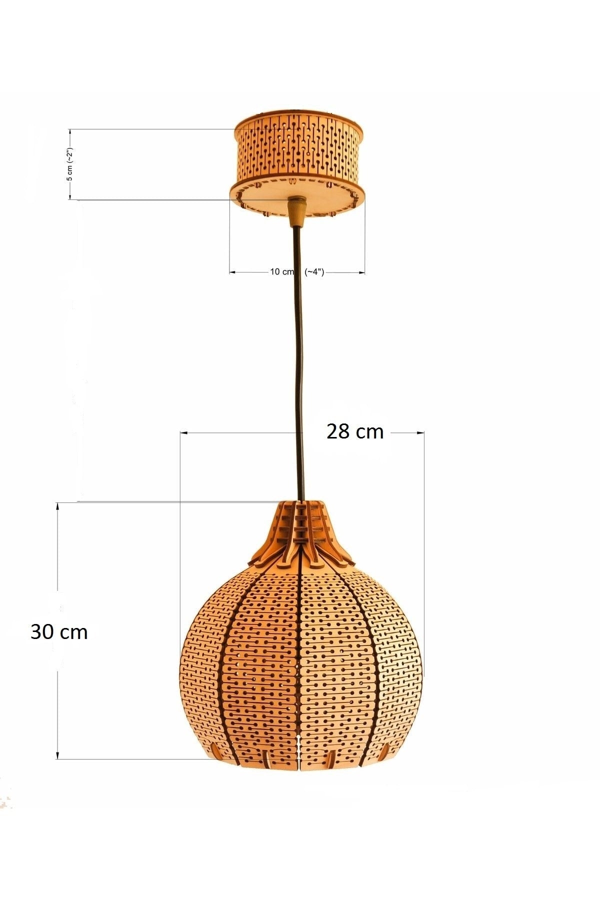 Rustic Laser Cut Pumpkin Model Wooden Lampholder with Cover Pendant Lamp Living Room Chandelier Will Be Sent Assembled