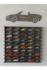Toy Car Rack 50pcs Tumbled Black (Suitable For Hotwheels And Matcbox Cars)
