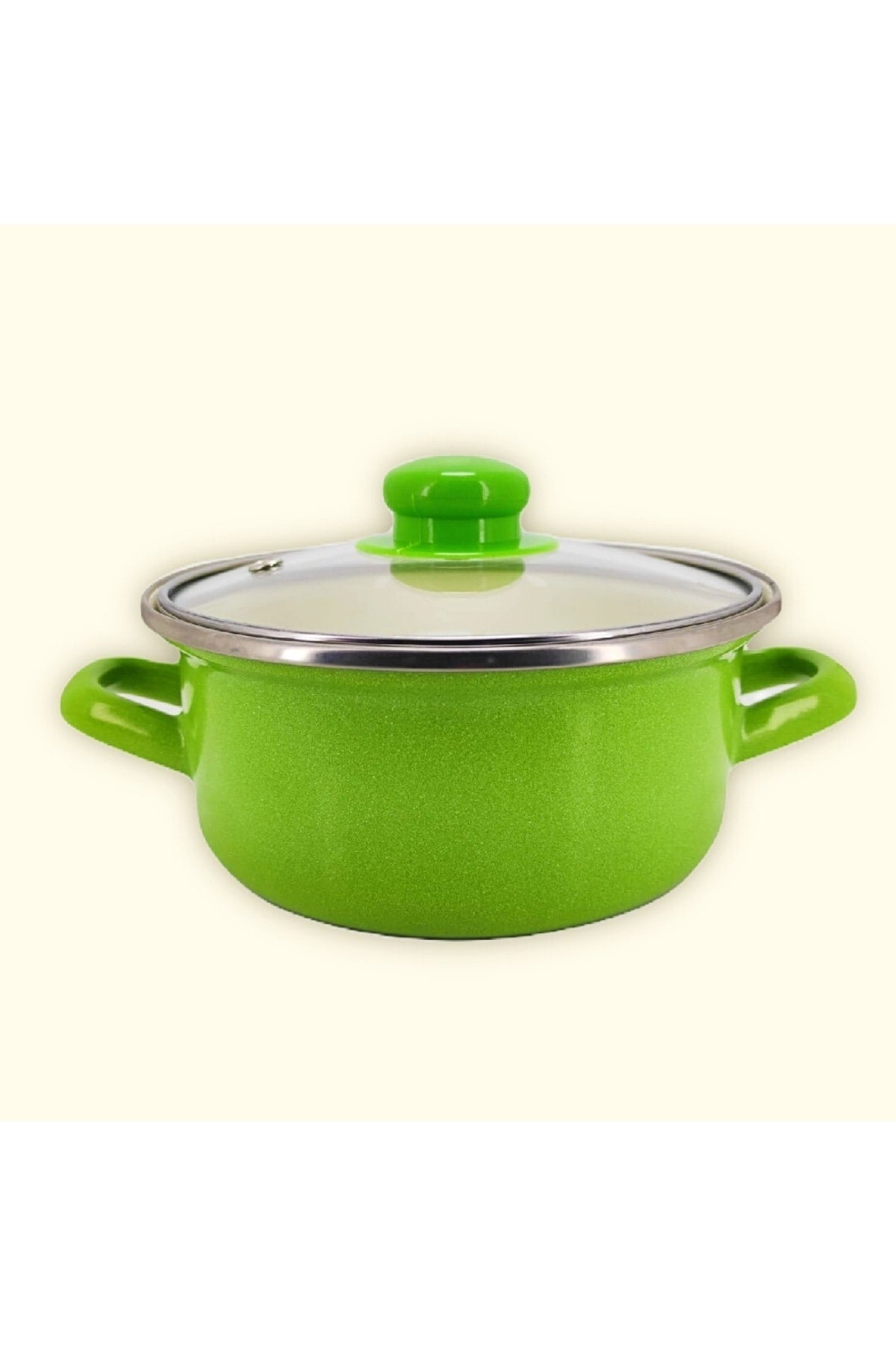 Mini Cookware Set Enamel 6 Pieces Storage Container Set