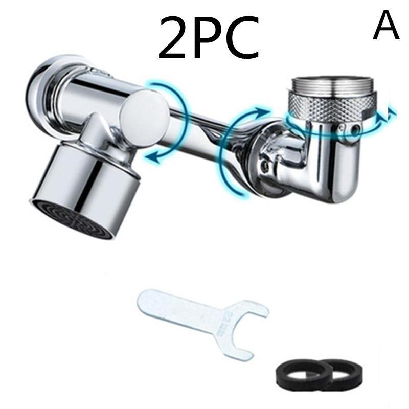 Universal 1080 Swivel Faucet Aerator Multifunction Faucet Extender Universal Swivel Splash Resistant Shower - Swordslife