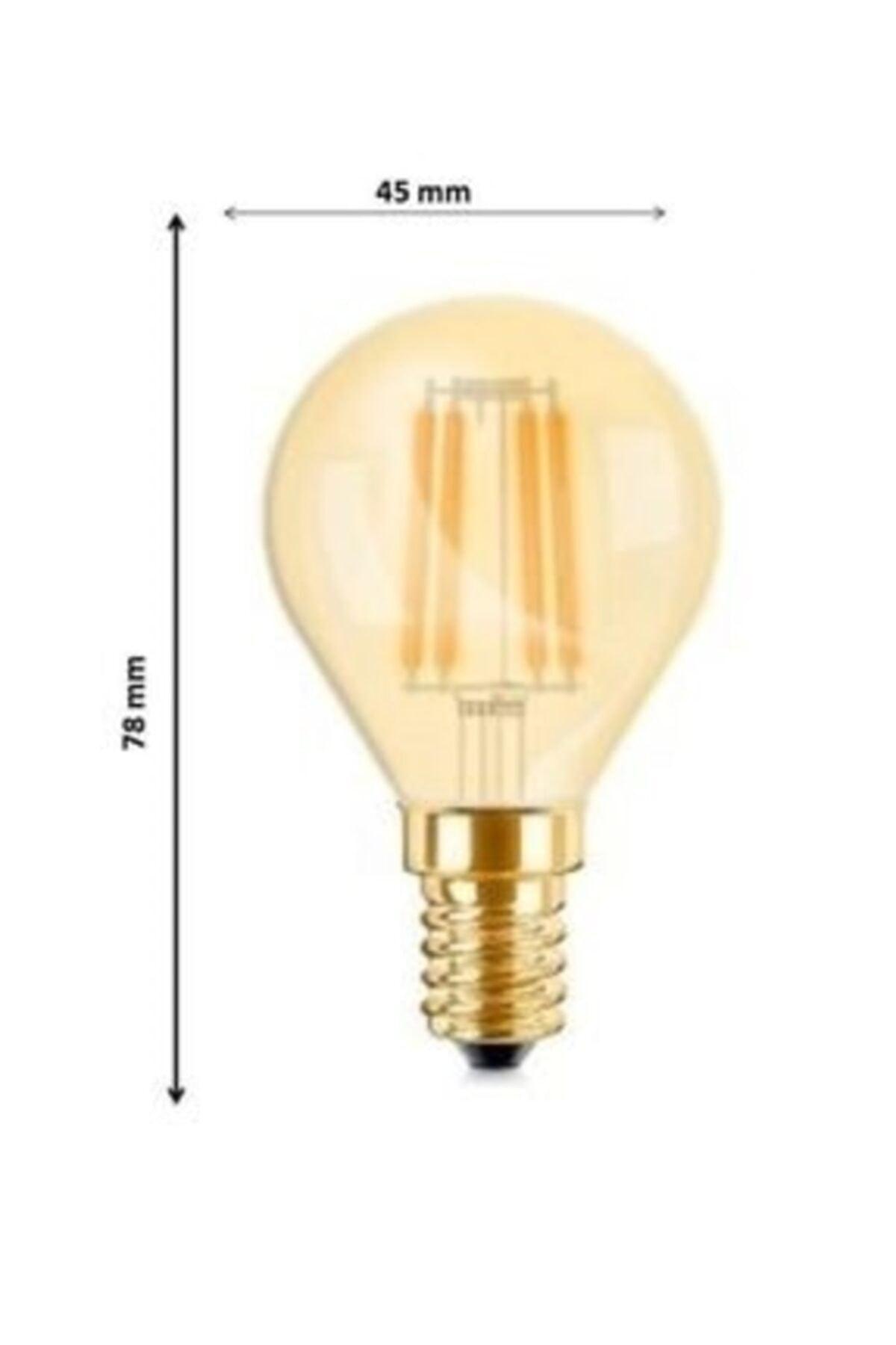 4w E-14 Socket Filament Led Bulb Yellow Light 12