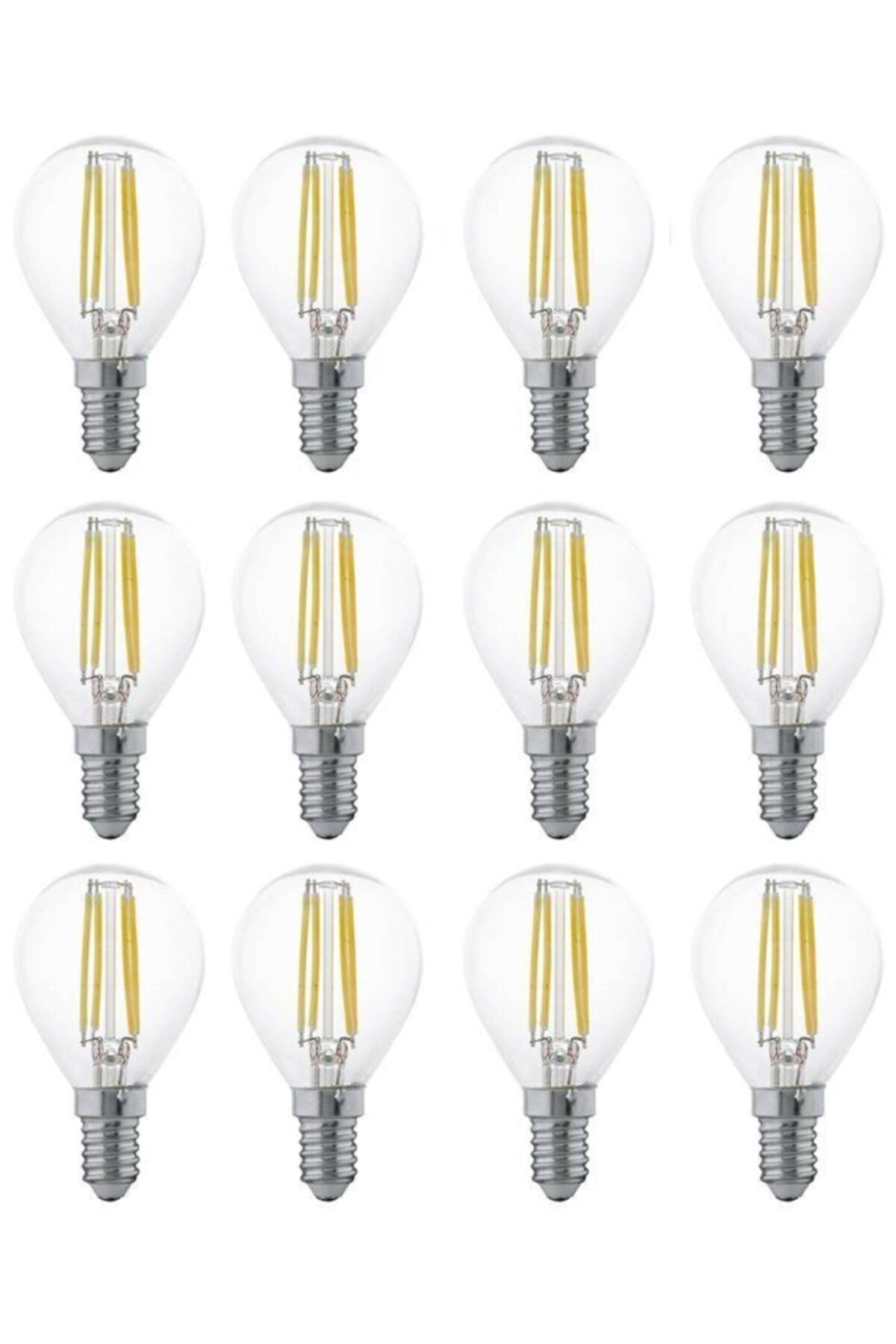 4w E-14 Socket Filament Led Bulb Yellow Light 12