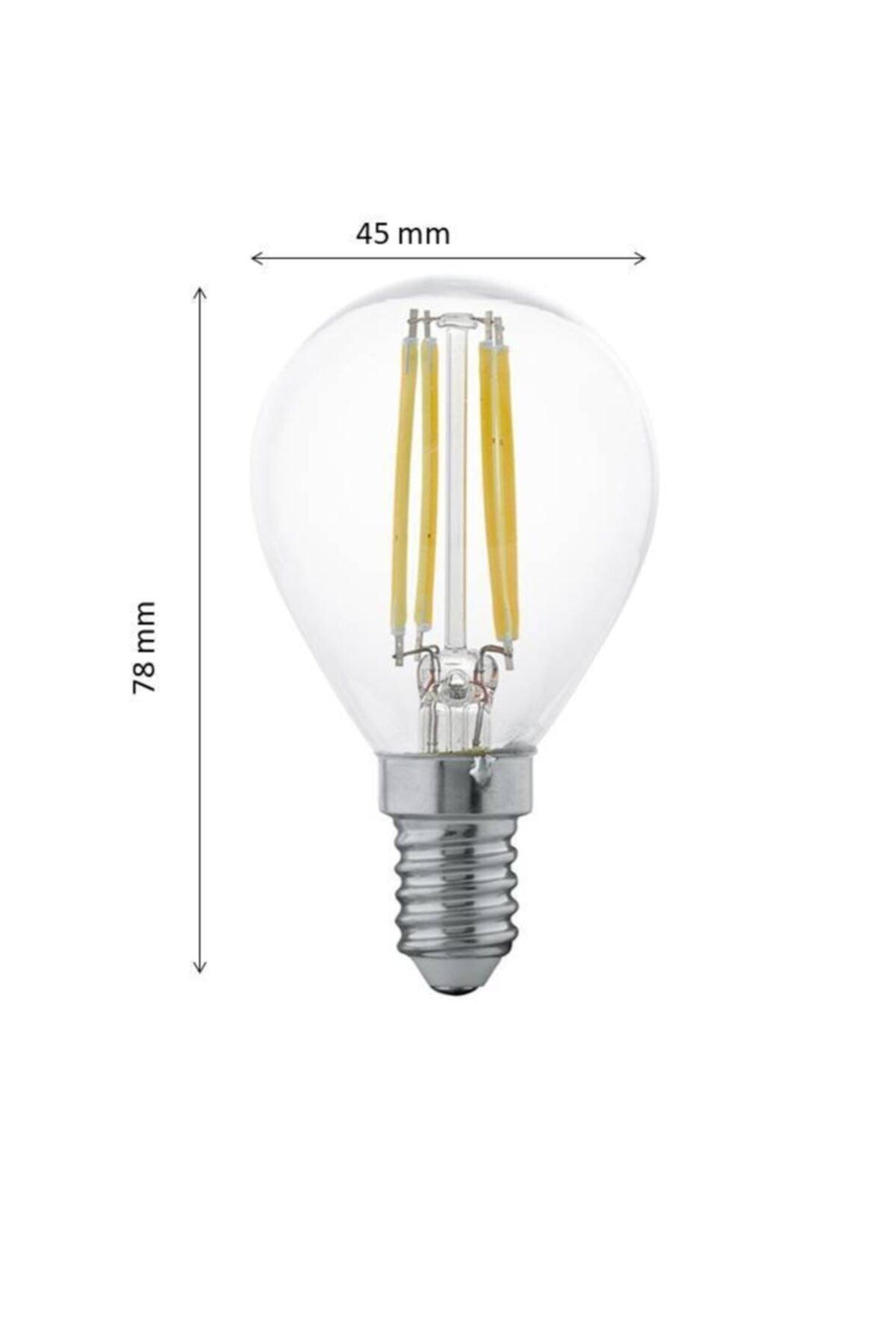 4w E-14 Socket Filament Led Bulb Yellow Light 12