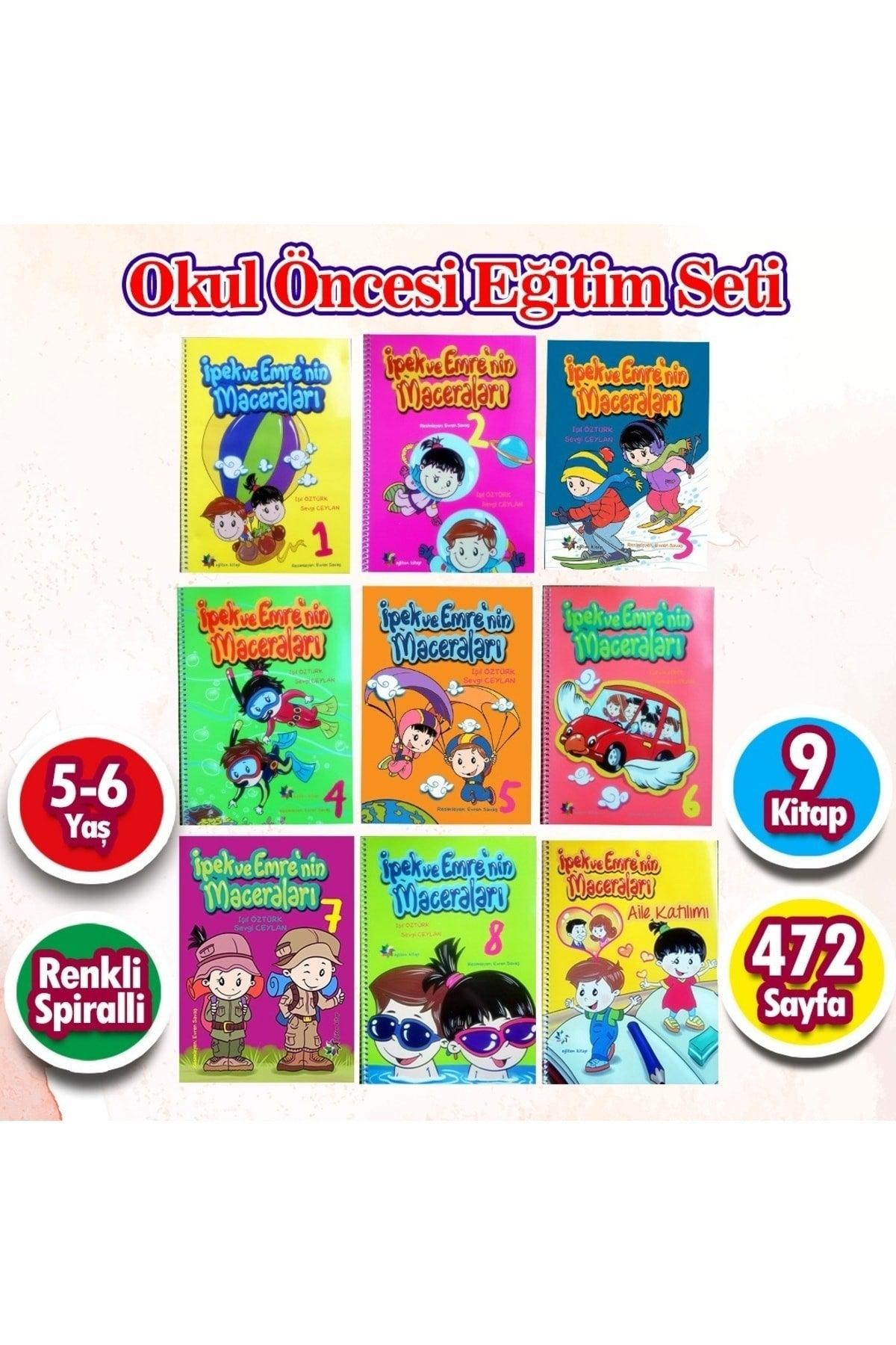 5 - 6 Years Preschool Education Set 9 Books 472 Pages - Swordslife