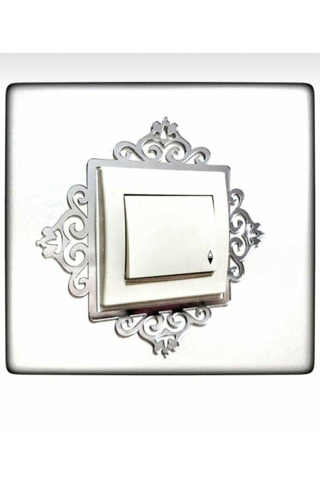 5 Pin Socket Key Frame Silver Color Mirrored Plexi Decoration Product - Swordslife