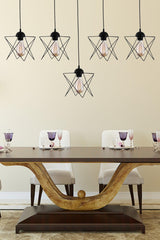 Pieces Special Design Single Black Pendant Chandelier - Swordslife