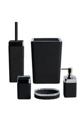 5 Piece Bath Set Black