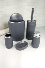 5 Piece Wicked Bath Set Anthracite 478-1 -