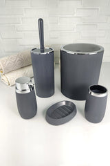 5 Piece Wicked Bath Set Anthracite 478-1 -