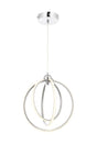 5088-3 Chrome Led Chandelier - Swordslife