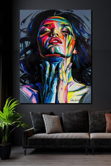 50x70 Woman & Art Canvas Painting - Swordslife