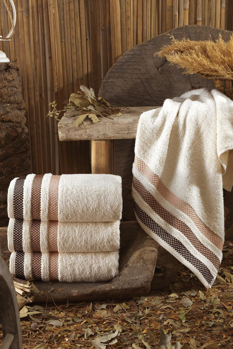 50x85 Arden Extra Soft Towel Set 4 Pcs 100% Cotton - Swordslife