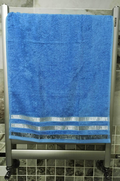 50x90 Cm 100% Cotton Hand And Face Towel-blue - Swordslife