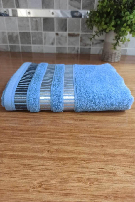 50x90 Cm 100% Cotton Hand And Face Towel-blue - Swordslife