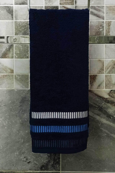 50x90 Cm 100% Cotton Hand And Face Towel-blue - Swordslife