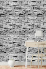 5301 Stone Pattern Gray Wallpaper 5.30 M² - Swordslife