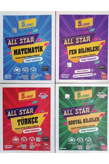 5th Grade All Star Set of 4 Question Banks - Swordslife