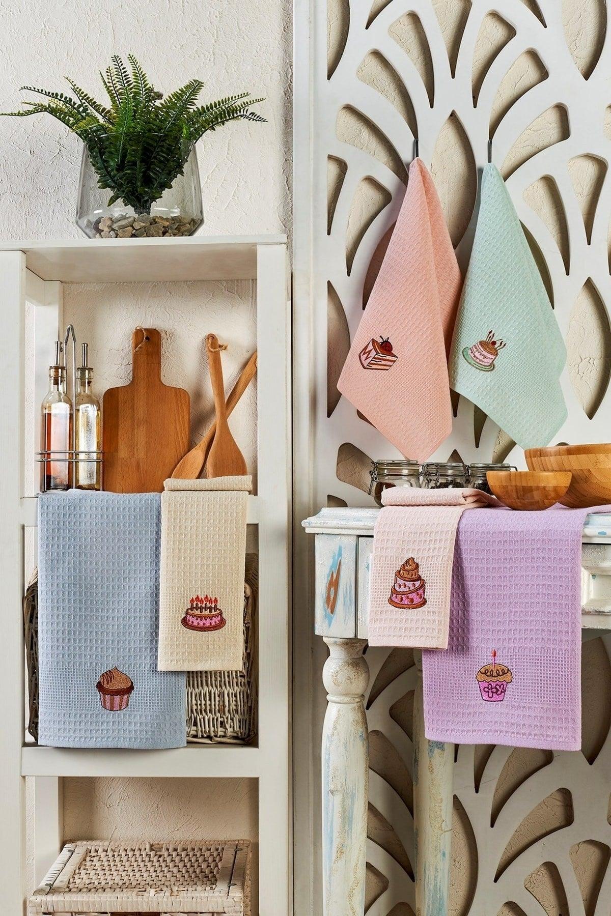 6 Piece Kitchen Tea Towel Cake Set - Swordslife