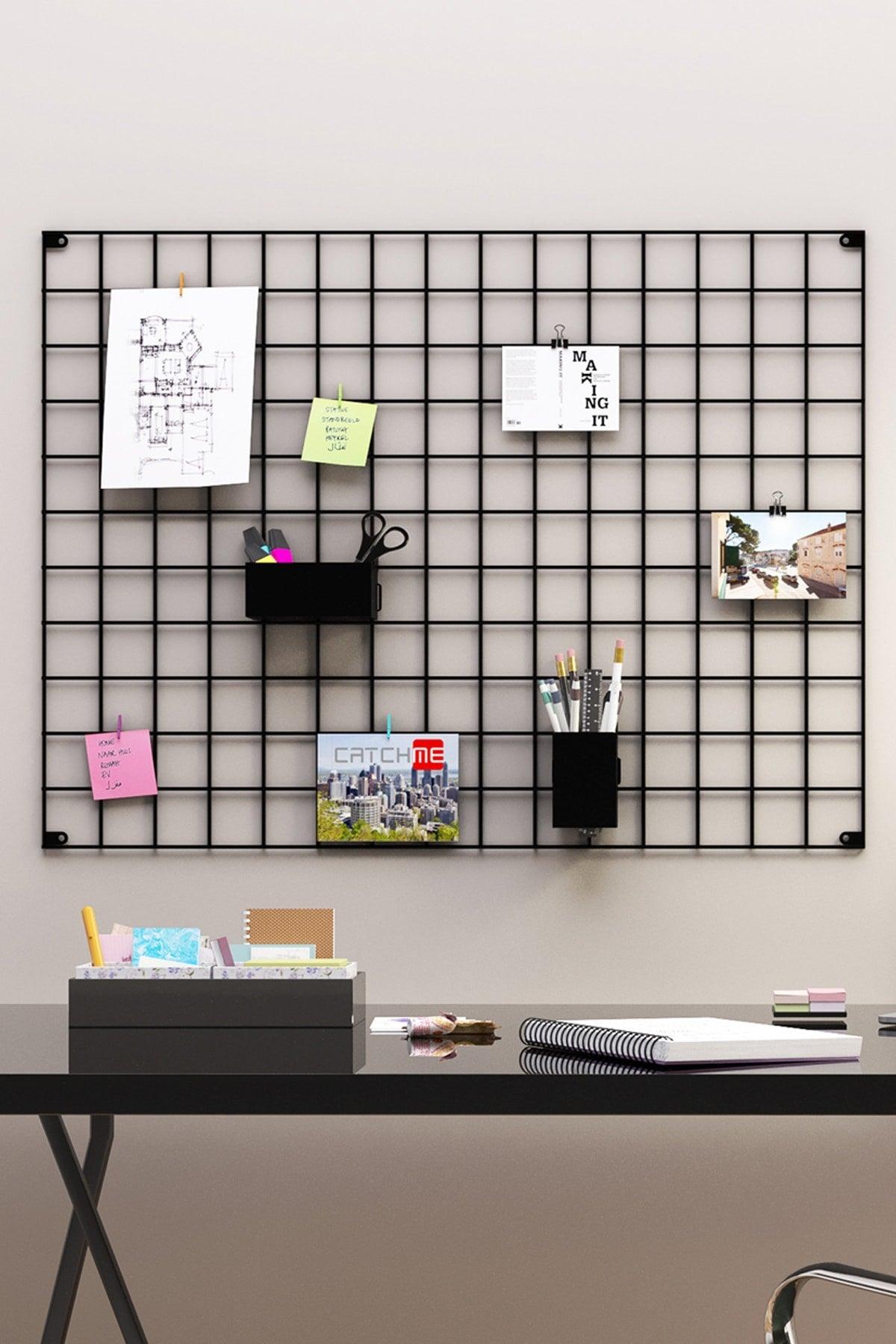 60x80 Metal Photo Hanger Wire Clipboard Black