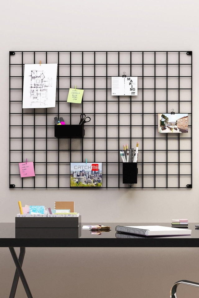 60x80 Metal Photo Hanger Wire Clipboard Black