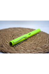 619 Neon Green Fountain Pen Ef 0.38 Mm Cartridge