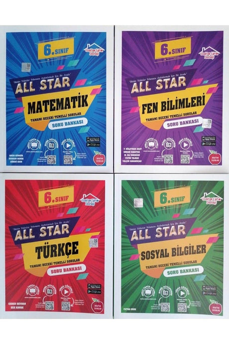 6th Grade All Star Set of 4 Question Banks - Swordslife