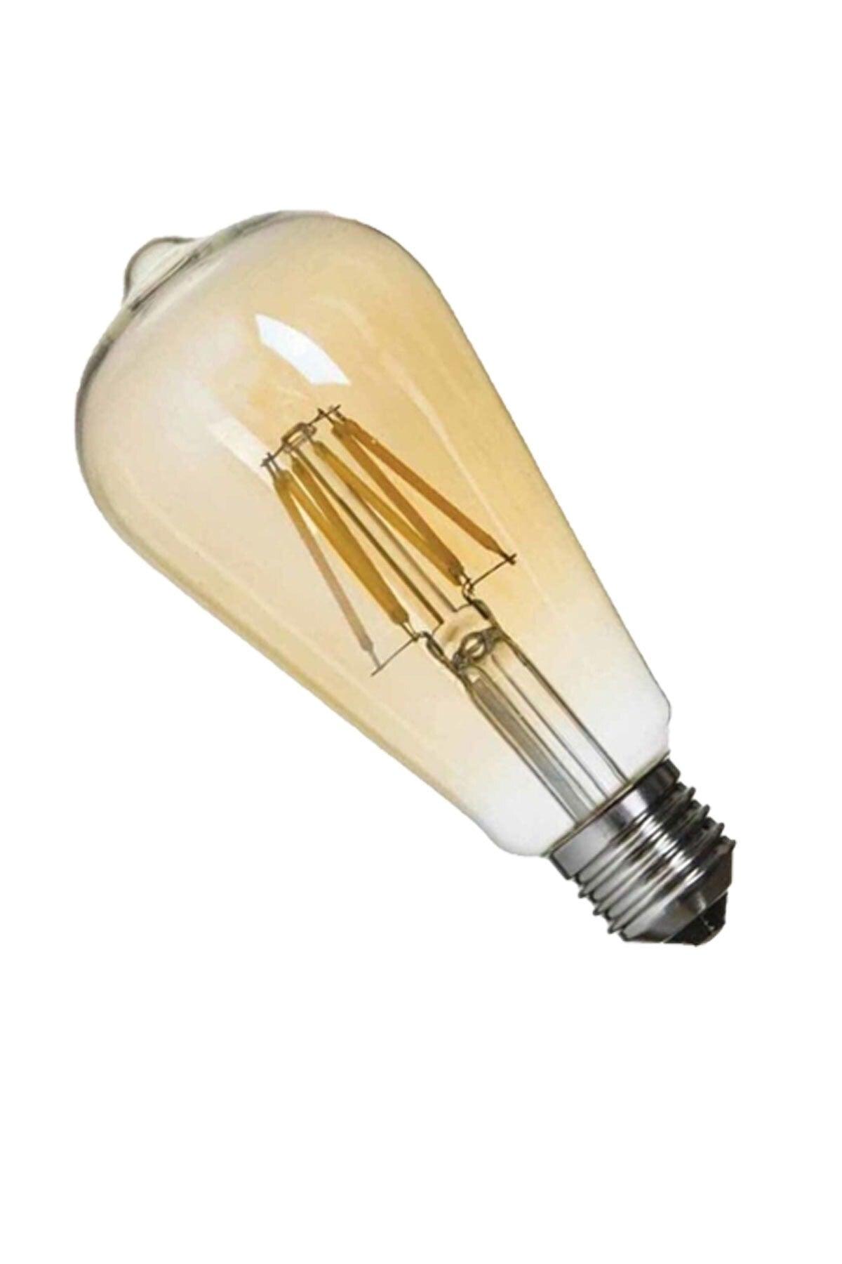 6w E27 Socket Cob Filament St 64 Rustic Bulb