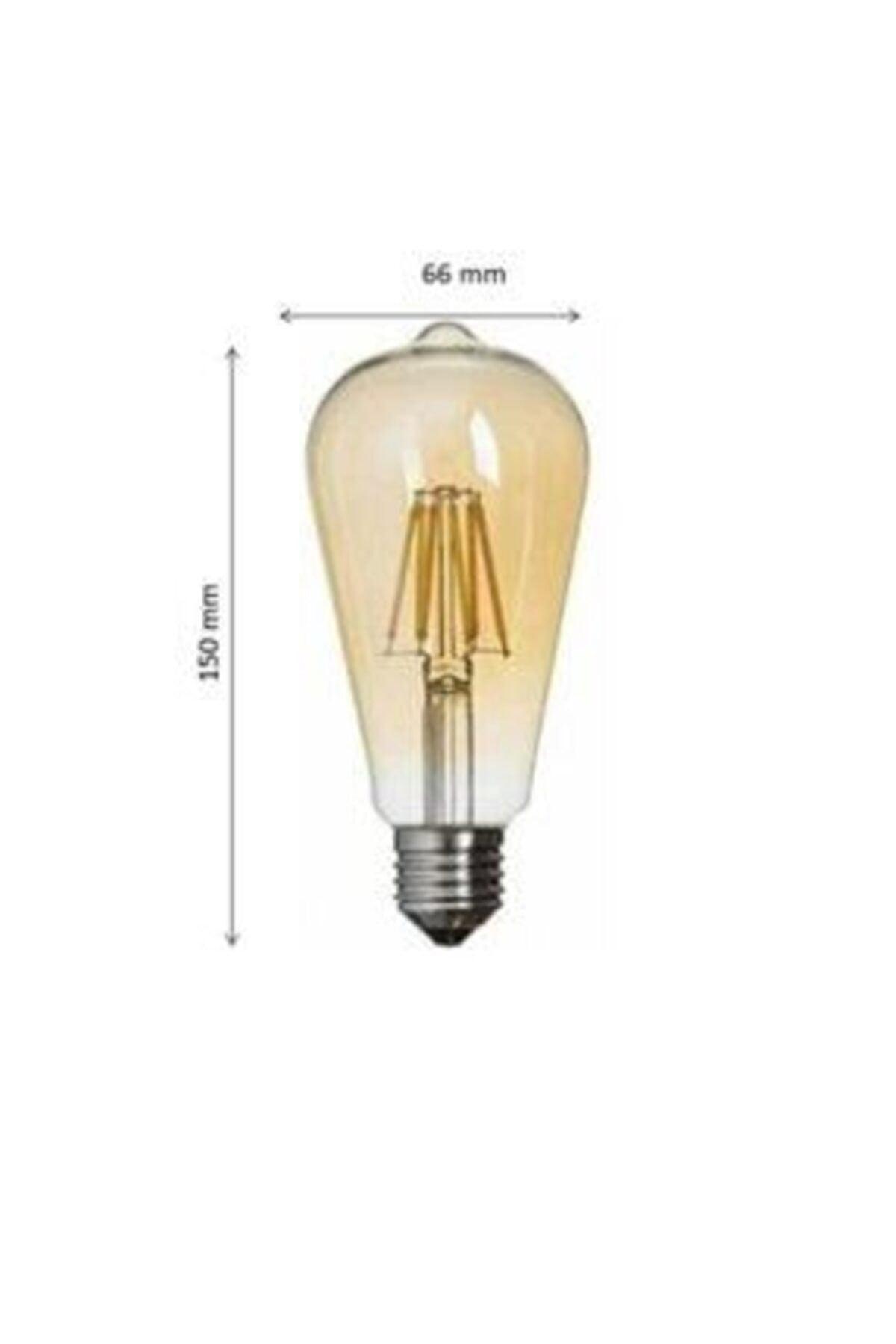 7w Filament Rustic Led Bulb Yellow Light E27