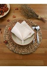 8 Pack Natural Linen Napkin - Swordslife