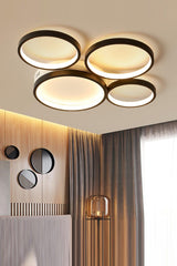 Kyiv Modern Led Plofonyer Quad Chandelier - Swordslife