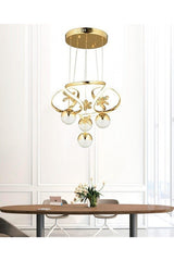 A Modern Pendant Lamp Power Led Chandelier Butterfly Gold Yellow Led Chandelier - Swordslife