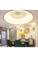 A Modern Pendant Lamp Power Led Chandelier Concept Product Gold Yellow Led Chandelier - Swordslife