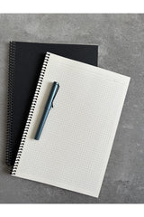 A4 Square Spiral Notebook (black cover)