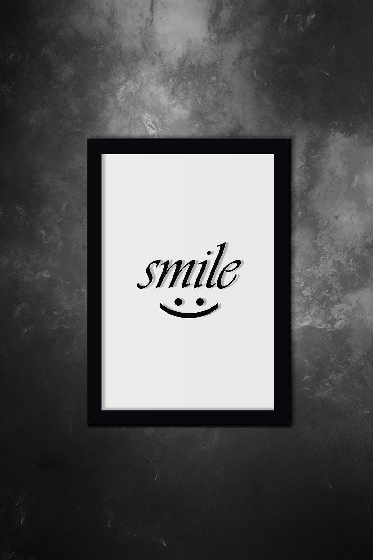 A4 Size 3d Decorative Wall Painting Smile - Swordslife