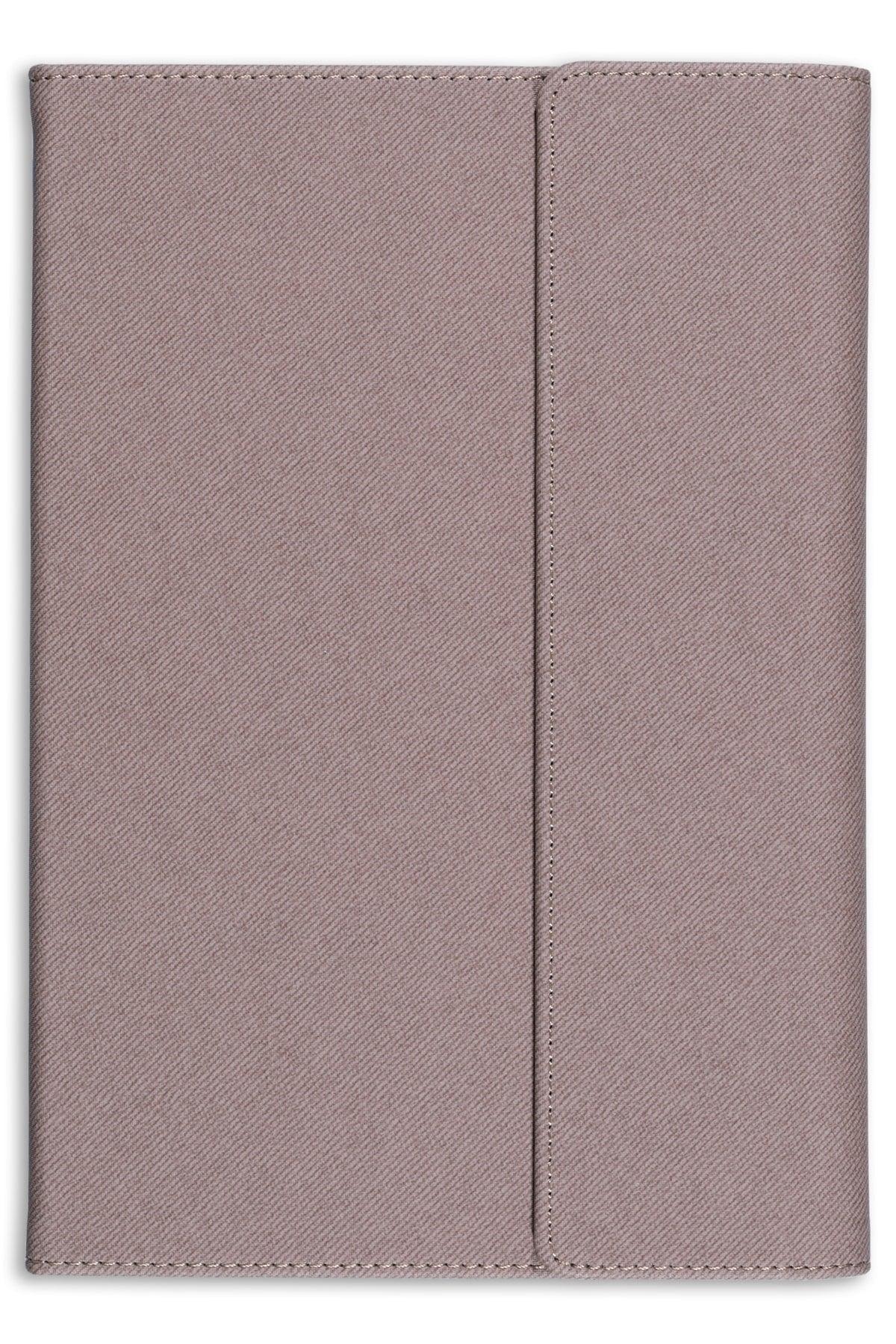 A5 15x22 Magnetic Cover Notebook Lined Beige