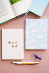 A5 Set of 2 Notebooks 15x21 Cm Dotted Cloud