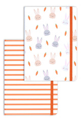 A5 Set Of 2 Notebooks 15x21 Cm Dotted Rabbit