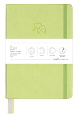 A5 Notebook Dotted Light Green